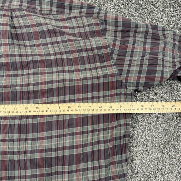 Ralph Lauren Blake Men's Large Red Plaid Short Sleeve Button Shirt‎ - Picture 5 of 6